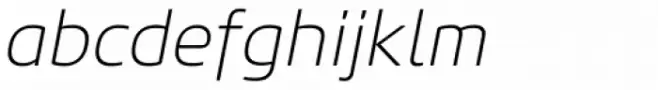 Core Sans M 25 ExtraLight Italic