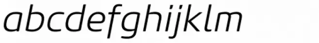 Core Sans M 35 Light Italic