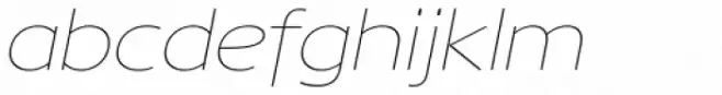 Core Sans N 13 Exp Thin Italic