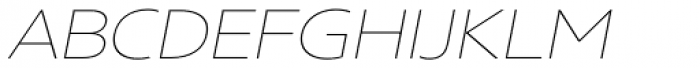 Core Sans N SC 13 Exp Thin Italic