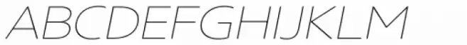 Core Sans N SC 13 Exp Thin Italic