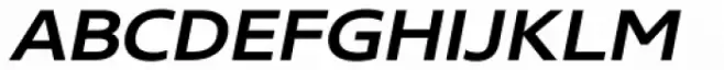 Core Sans N SC 53 Exp Medium Italic