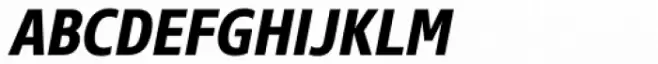 Core Sans N SC 67 Cn Bold Italic