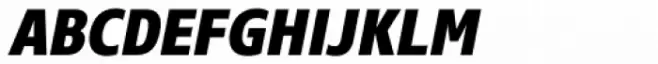 Core Sans N SC 77 Cn ExtraBold Italic