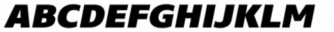 Core Sans N SC 85 Heavy Italic