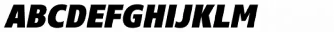Core Sans N SC 87 Cn Heavy Italic