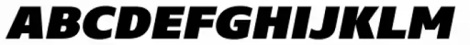 Core Sans N SC 95 Black Italic