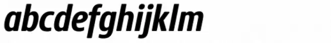 Core Sans NR 67 Cond Bold Italic
