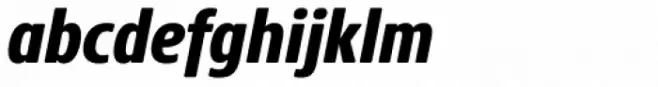 Core Sans NR 77 Cond ExtraBold Italic