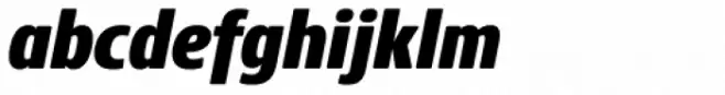 Core Sans NR 87 Cond Heavy Italic