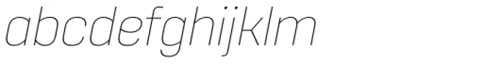Core Sans R 15 Thin Italic