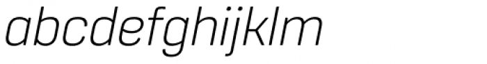 Core Sans R 25 Light Italic