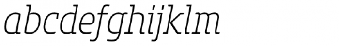 Core Slab M 27 Cn ExtraLight Italic