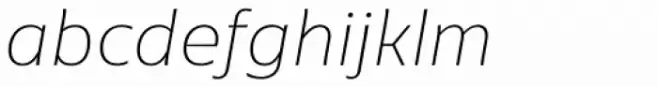 Cormac Extra Thin Italic