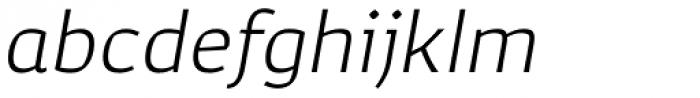 Corpo Sans Light Italic