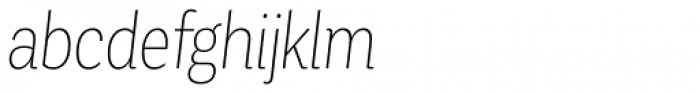 Corporative Condensed Thin Italic