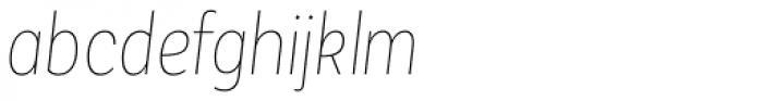 Corporative Sans Alt Condensed Hair Italic