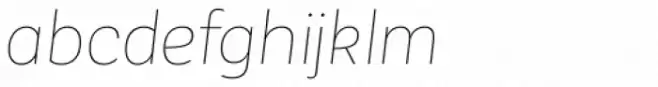 Corporative Sans Alt Hair Italic