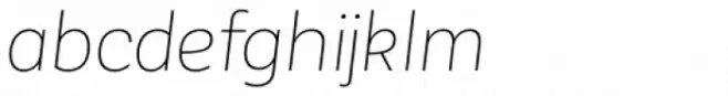 Corporative Sans Alt Thin Italic