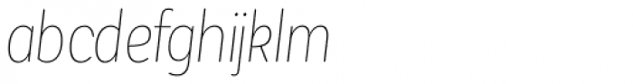Corporative Sans Round Condensed Alt Hair Italic