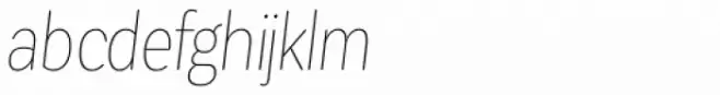 Corporative Sans Round Condensed Hair Italic