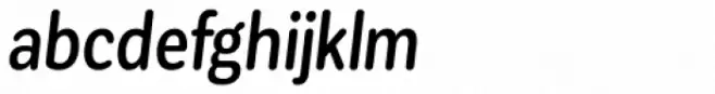 Corporative Sans Round Condensed Medium Italic