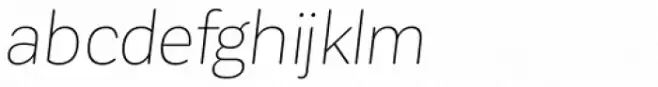 Corporative Sans Rounded Thin It