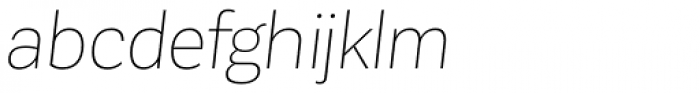 Corporative Sans Thin Italic