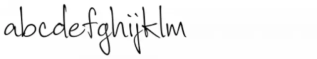 Corradine Handwriting