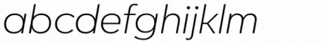 Corsa Grotesk XLight Italic