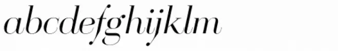 Cosma Italic Ultra Light