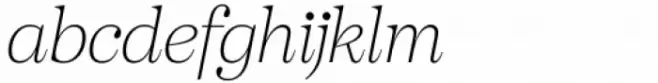 Cotford Display Thin Italic