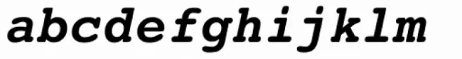 Courier 10 Pitch Bold Italic