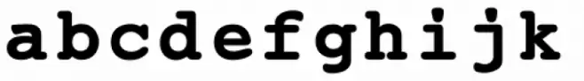 Courier B EF Bold
