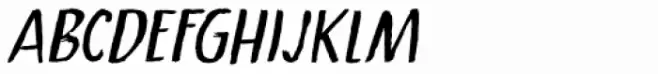 Crimson Skyline Italic