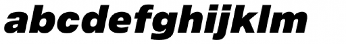 Crique Grotesk Display Black Italic