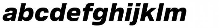 Crique Grotesk Display Heavy Italic