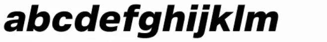 Crique Grotesk Display Heavy Italic