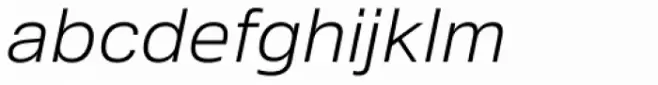 Crique Grotesk Display Light Italic