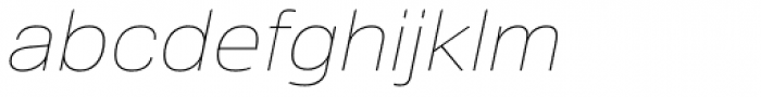 Crique Grotesk Display UltraLight Italic