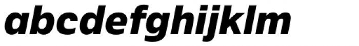 Crique Grotesk Heavy Italic