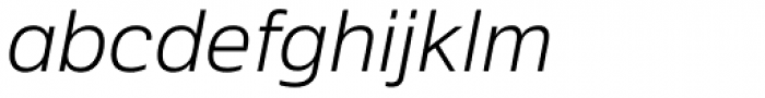 Crique Grotesk Light Italic