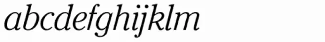 Criterion URW Light Italic