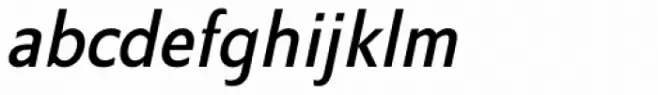 Crotona Sans Italic