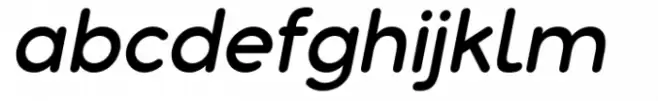 Crox Rounded Medium Italic