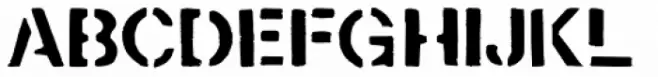 Crude Stencil JNL