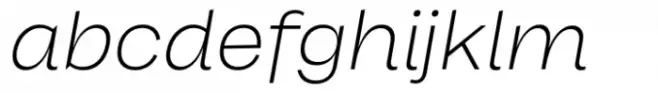 CTM Sans Extra Light Italic