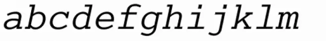 Cumberland Std Italic