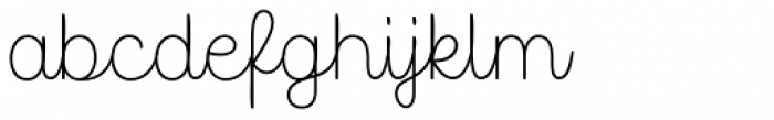 Cursive Script Light