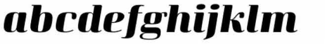 Curve Extra Bold Italic